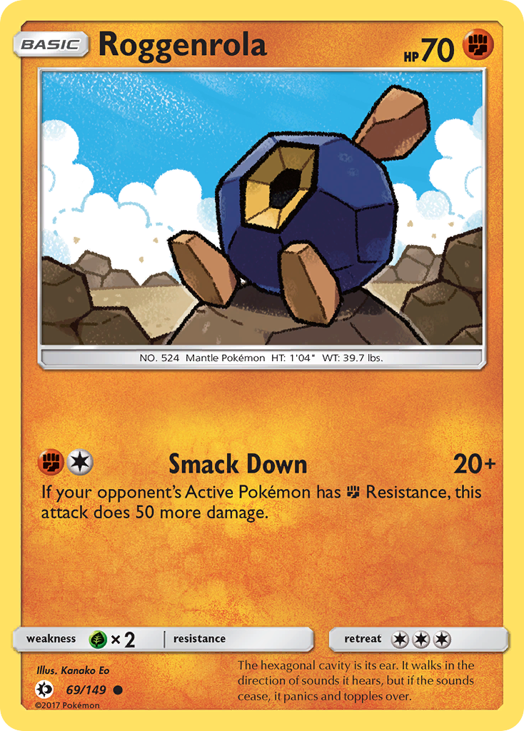 Sun & Moon Roggenrola #69/149